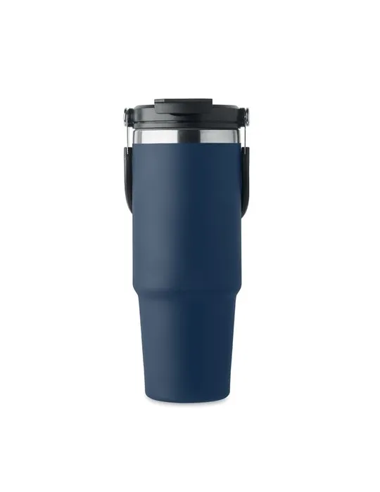 Gobelet double paroi personnalisé 850 ml SUMA HAND Couleurs : noir Matières : acier inoxydable recyclé accessoire événementiel u