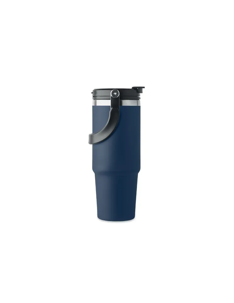 Gobelet double paroi personnalisé 850 ml SUMA HAND Couleurs : noir Matières : acier inoxydable recyclé livraison express 24h 48h