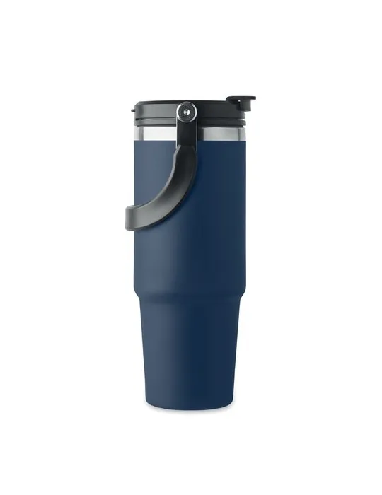 Gobelet double paroi personnalisé 850 ml SUMA HAND Couleurs : noir Matières : acier inoxydable recyclé livraison express 24h 48h