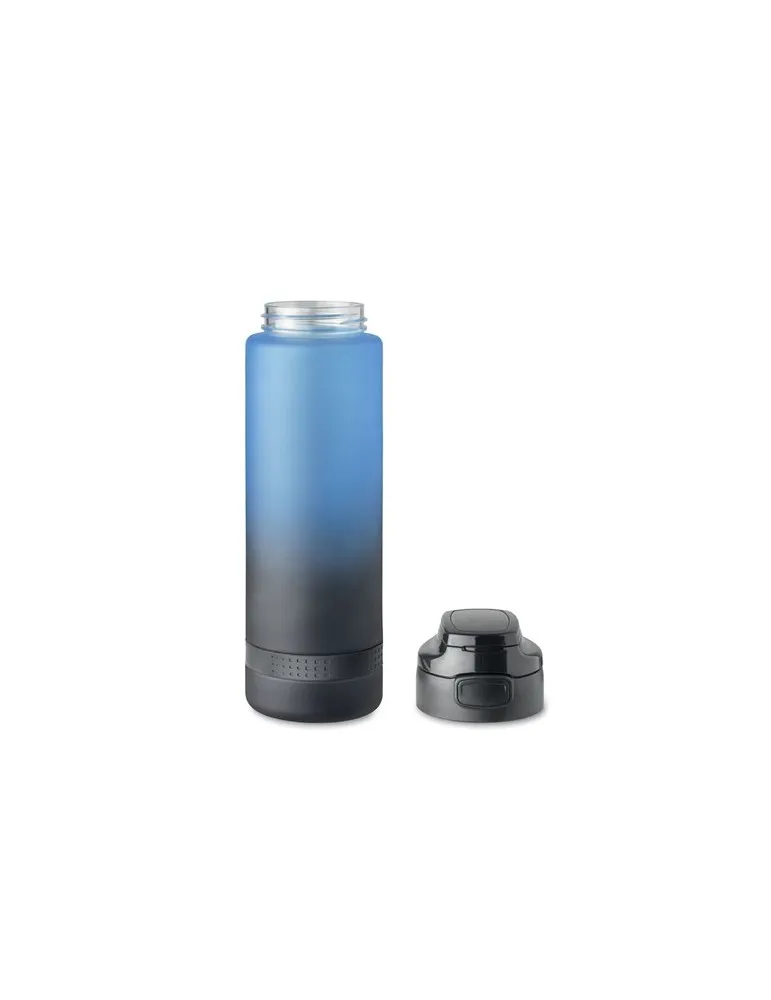 Bouteille de sport écologique 1L en RPET - LEVEL Couleurs : vert foncé Matières : acier inoxydable recyclé personnalisable avec 