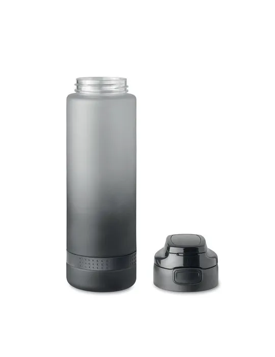 Bouteille de sport écologique 1L en RPET - LEVEL Couleurs : bleu marine Matières : acier inoxydable recyclé cadeau entreprise pa