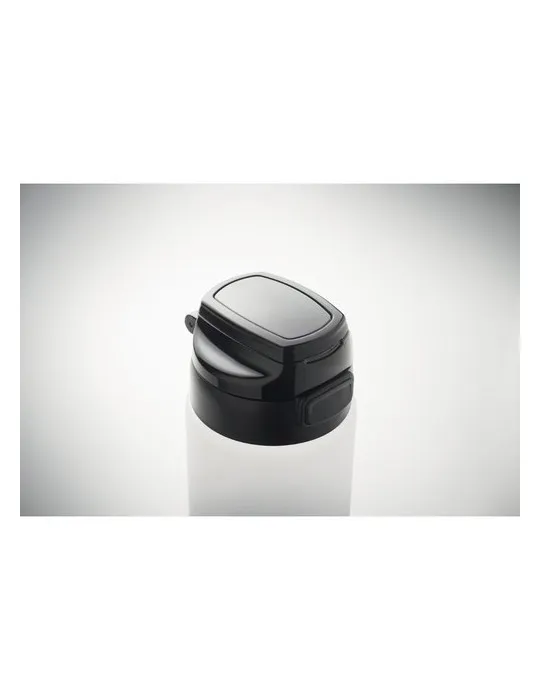 Bouteille de sport écologique 1L en RPET - LEVEL Couleurs : bleu marine Matières : acier inoxydable recyclé marquage laser ultra