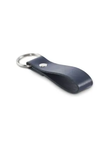 Porte-clés publicitaire à boucle en PU STROKEY MO2460 Matières : PET recyclé Couleurs : pierre