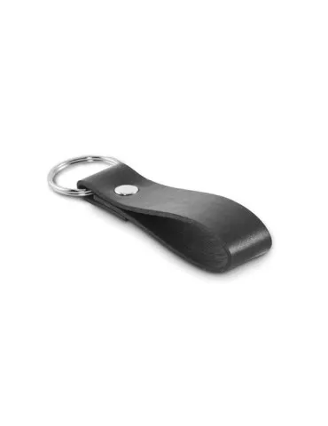 Porte-clés publicitaire à boucle en PU STROKEY MO2460 Matières : PET recyclé Couleurs : pierre 2