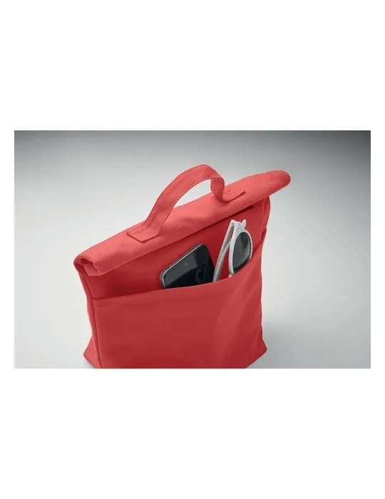 Sac isotherme écologique en coton recyclé RECOBA COLOUR Matières : métal Couleurs : argenté accessoire événementiel unique