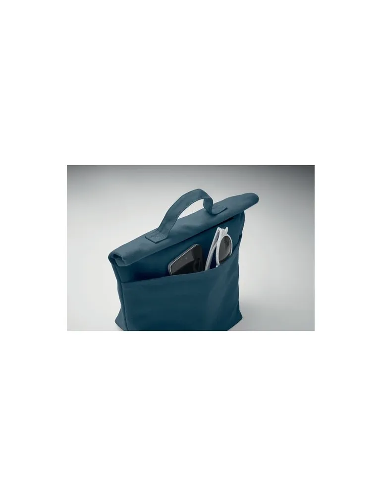 Sac isotherme écologique en coton recyclé RECOBA COLOUR Matières : bambou Couleurs : bois personnalisation sur mesure