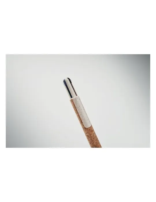 Stylo à bille publicitaire 4 couleurs ARBOCHO Matières : coton recyclé Couleurs : noir goodies publicitaire événementiel