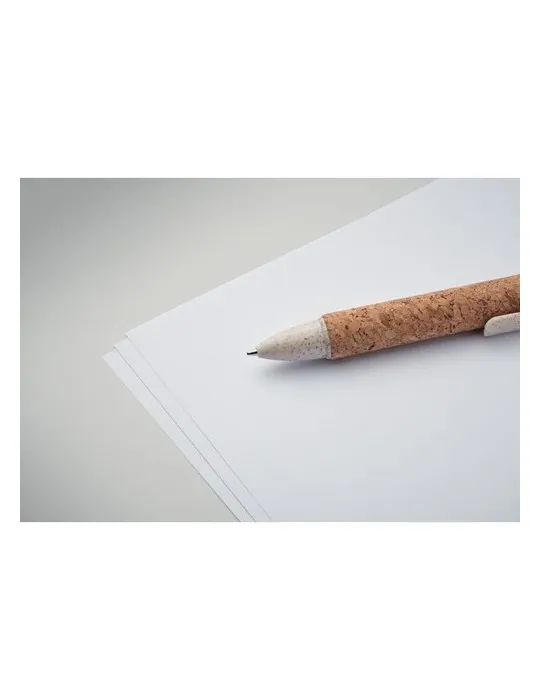 Stylo à bille publicitaire 4 couleurs ARBOCHO Matières : coton recyclé Couleurs : noir impression haute définition