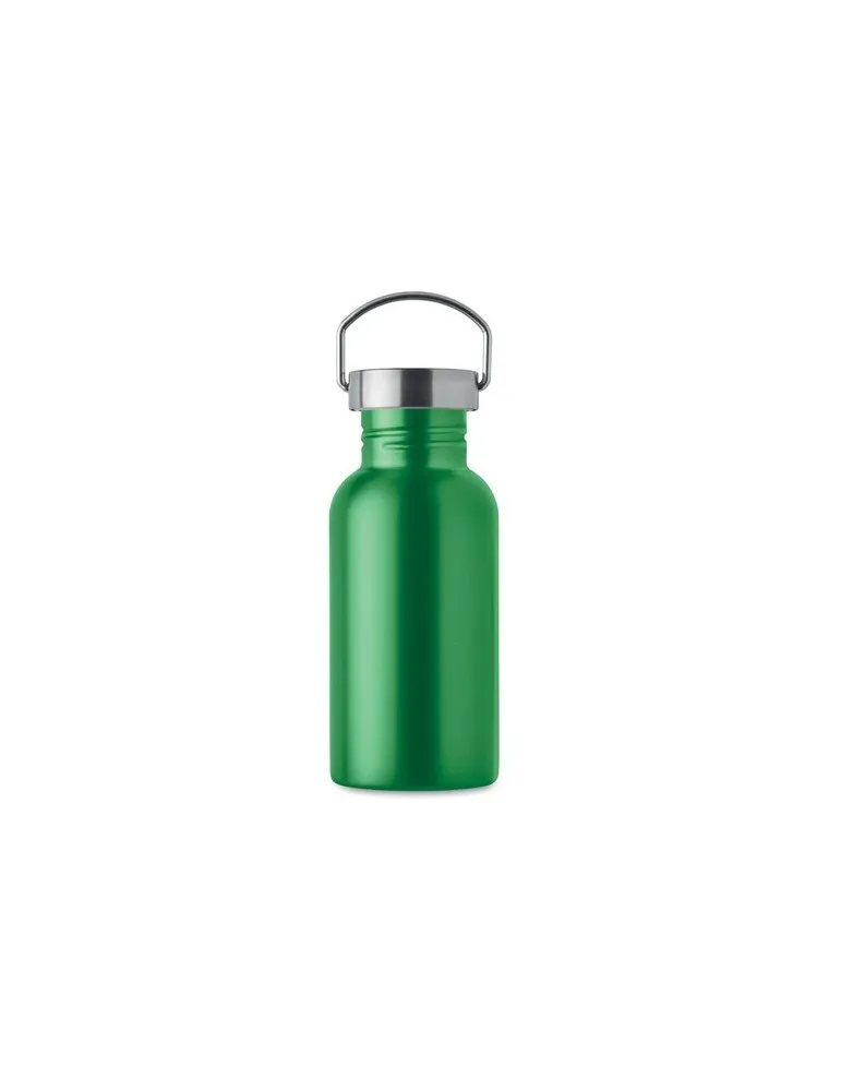 Bouteille publicitaire simple paroi 500 ml FLORENCE SING Matières : aluminium recyclé  Couleurs : argenté mat goodies entreprise