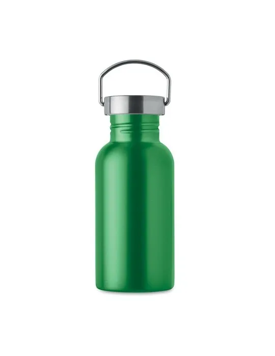Bouteille publicitaire simple paroi 500 ml FLORENCE SING Matières : aluminium recyclé  Couleurs : argenté mat goodies entreprise