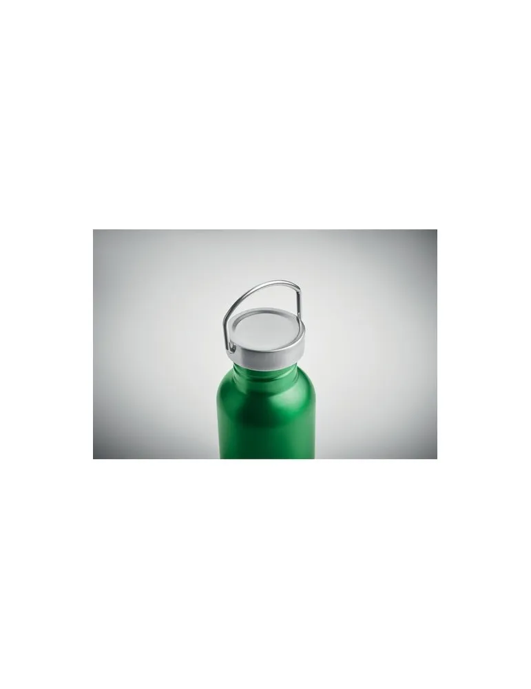 Bouteille publicitaire simple paroi 500 ml FLORENCE SING Matières : aluminium recyclé  Couleurs : argenté mat objet promo petit 