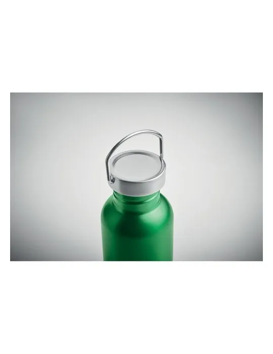 Bouteille publicitaire simple paroi 500 ml FLORENCE SING Matières : aluminium recyclé  Couleurs : argenté mat objet promo petit 