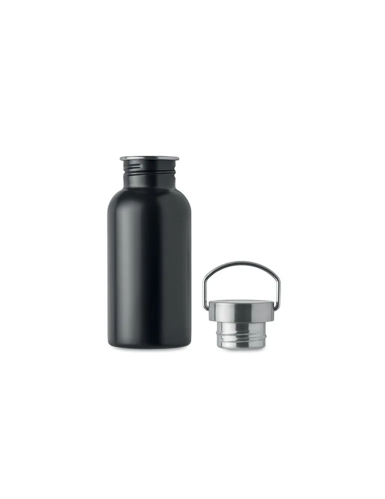 Bouteille publicitaire simple paroi 500 ml FLORENCE SING Matières : bambou Couleurs : bleu objet publicitaire robuste