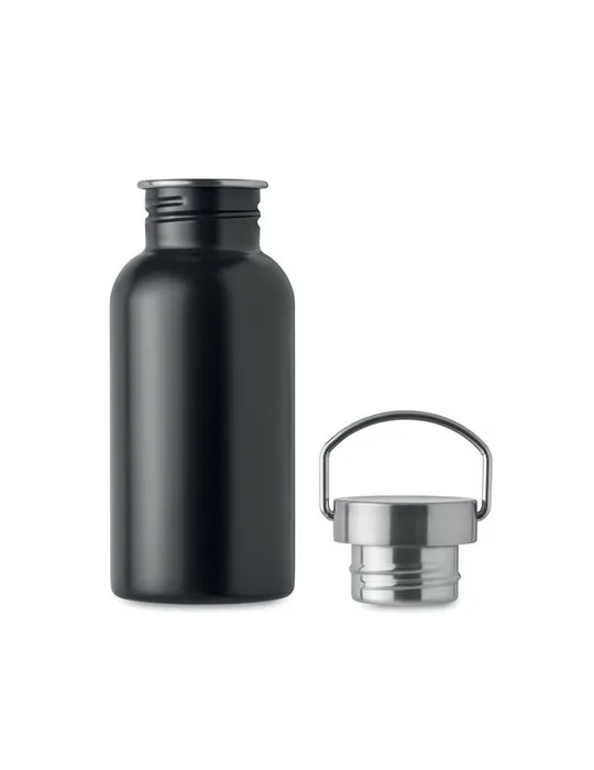 Bouteille publicitaire simple paroi 500 ml FLORENCE SING Matières : bambou Couleurs : bleu objet publicitaire robuste