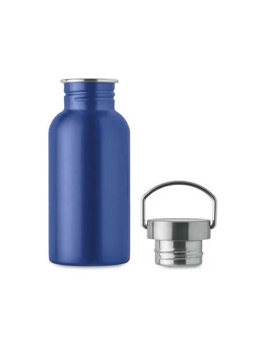 Bouteille publicitaire simple paroi 500 ml FLORENCE SING Matières : aluminium recyclé  Couleurs : blanc goodies personnalisé en 