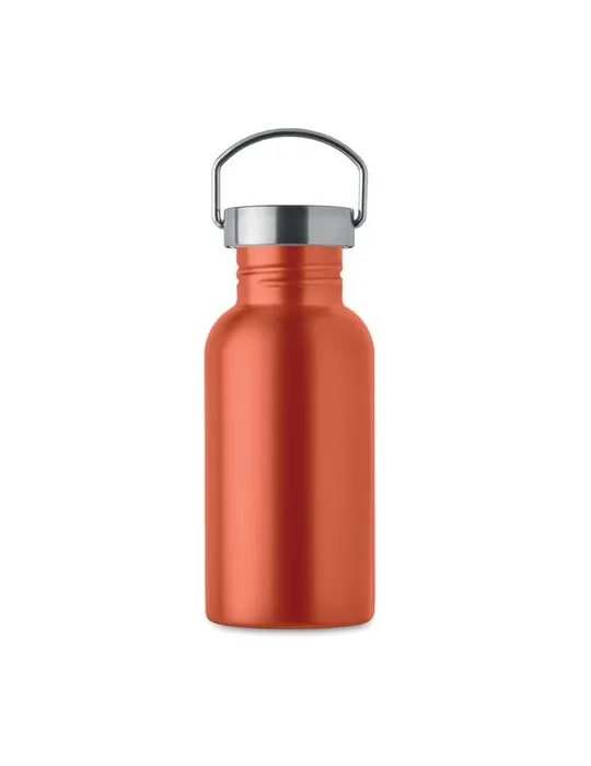 Bouteille publicitaire simple paroi 500 ml FLORENCE SING Matières : aluminium recyclé  Couleurs : argenté livraison express 24h 