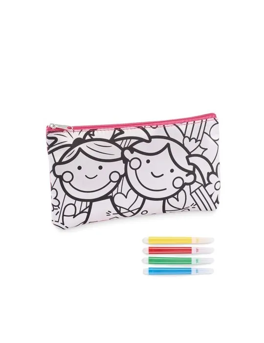 Trousse à crayons avec feutres KIDDO