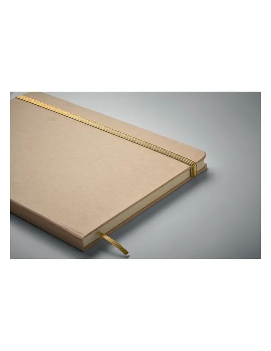 Carnet A5 publicitaire à couleur révélée ROUTE Matières : coton recyclé Couleurs : bleu personnalisable avec votre logo