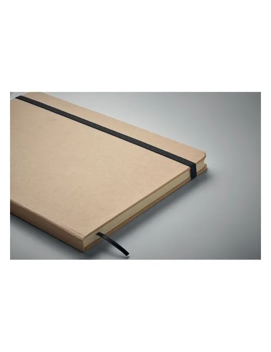 Carnet A5 publicitaire à couleur révélée ROUTE Matières : coton recyclé Couleurs : gris goodies publicitaire durable