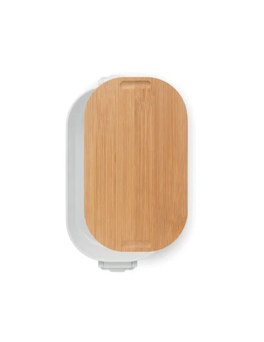 Boîte à lunch publicitaire en PP 700 ml LEKKER Matières : coton Couleurs : bleu royal livraison express 24h 48h