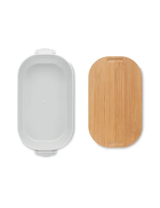 Boîte à lunch publicitaire en PP 700 ml LEKKER Matières : coton Couleurs : bleu royal cadeau client original