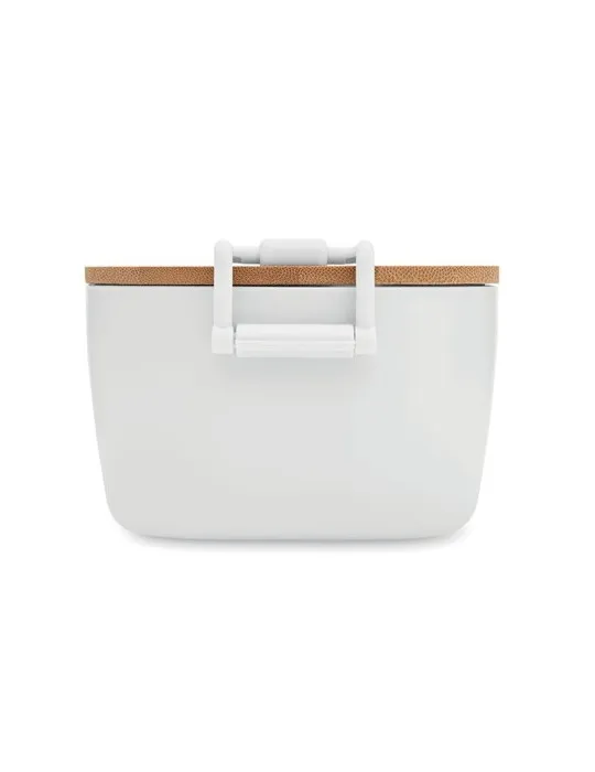 Boîte à lunch publicitaire en PP 700 ml LEKKER Matières : coton Couleurs : bleu royal cadeau affaires élégant