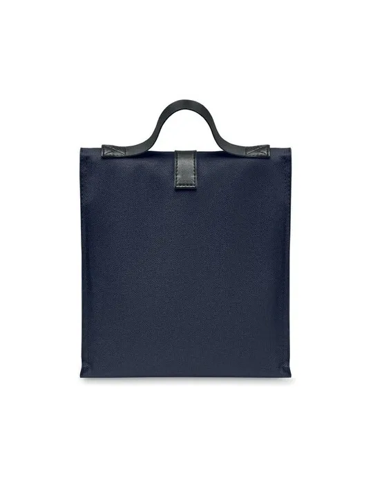 Sac isotherme publicitaire écologique 600D RPET CHILL Matières : coton Couleurs : noir marquage laser ultra précis