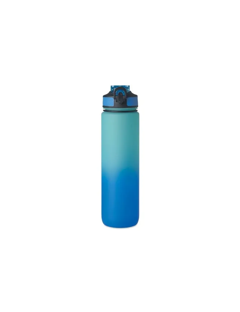 Bouteille de sport écologique RPET 1L ACTIVATE Matières : PET recyclé Couleurs : bleu marquage laser ultra précis
