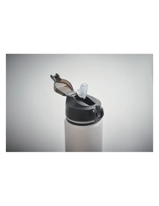 Bouteille de sport écologique RPET 1L ACTIVATE Matières : PET recyclé Couleurs : noir marquage couleur éclatante