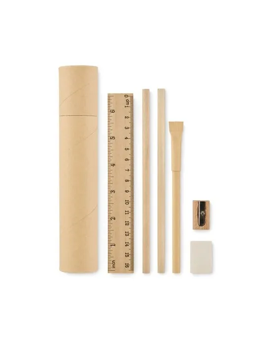 Set d'écriture tube en papier MEJU