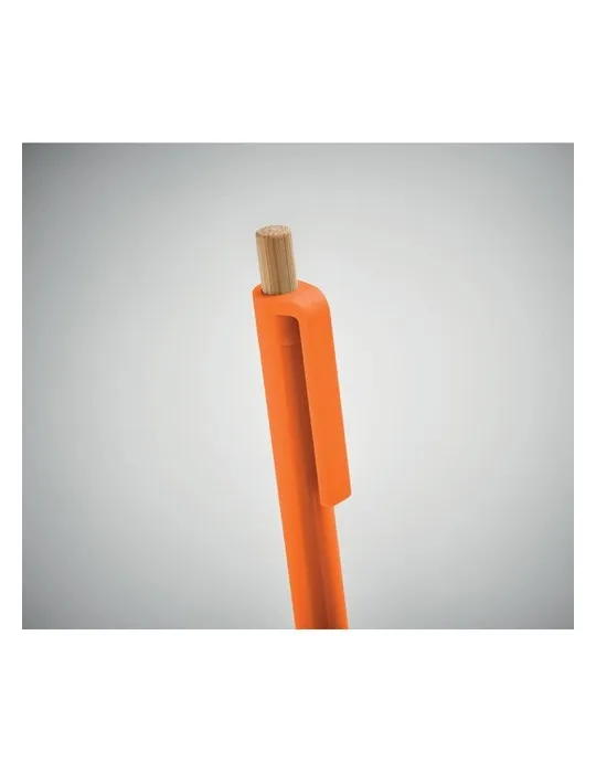 Stylo à bille écologique en ABS recyclé PENU Matières : PET recyclé Couleurs : bleu objet promo petit budget