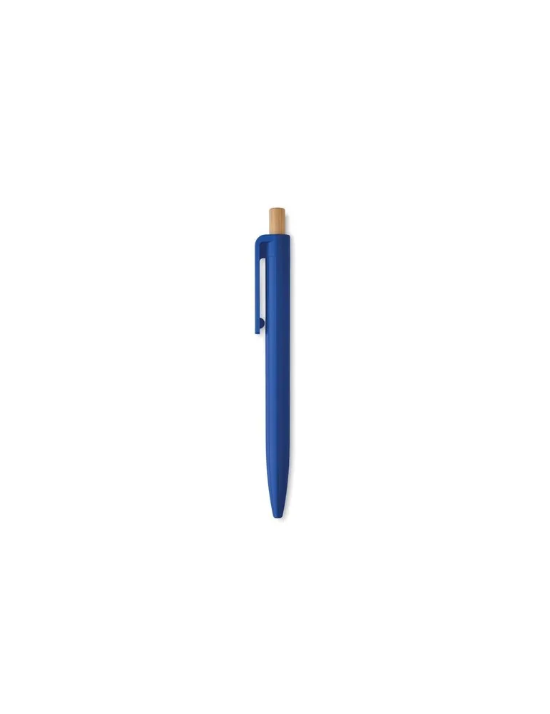 Stylo à bille écologique en ABS recyclé PENU Matières : coton biologique Couleurs : vert objet promotionnel éco-responsable