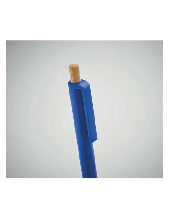 Stylo à bille écologique en ABS recyclé PENU Matières : coton biologique Couleurs : vert objet publicitaire robuste