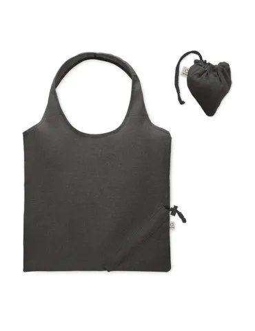 Shopping pliable publicitaire 140 gr/m² CARRIE COLOUR Matières : coton biologique Couleurs : jaune