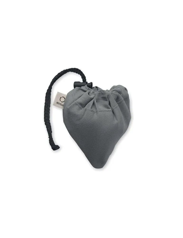 Shopping pliable publicitaire 140 gr/m² CARRIE COLOUR Matières : coton biologique Couleurs : orange personnalisable avec votre l