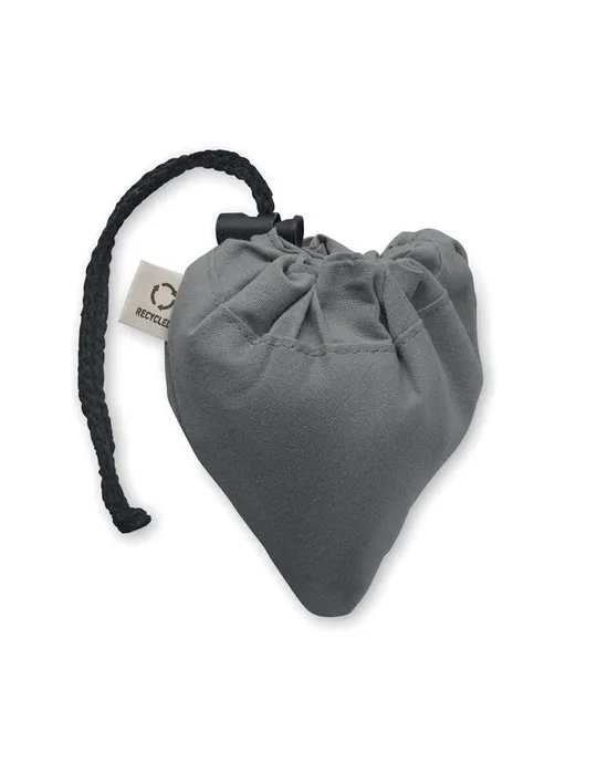 Shopping pliable publicitaire 140 gr/m² CARRIE COLOUR Matières : coton biologique Couleurs : orange personnalisable avec votre l