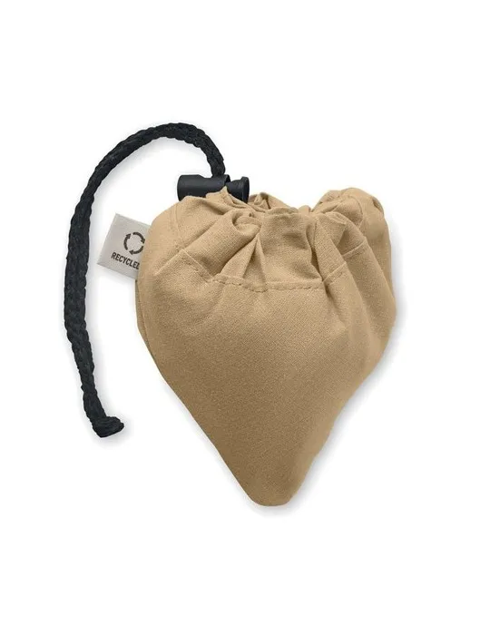 Shopping pliable publicitaire 140 gr/m² CARRIE COLOUR Matières : coton biologique Couleurs : vert citron cadeau collaborateur pr