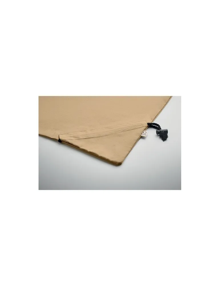 Shopping pliable publicitaire 140 gr/m² CARRIE COLOUR Matières : coton biologique Couleurs : vert citron personnalisable avec vo