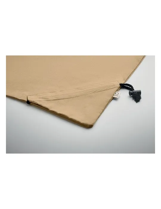 Shopping pliable publicitaire 140 gr/m² CARRIE COLOUR Matières : coton biologique Couleurs : vert citron personnalisable avec vo