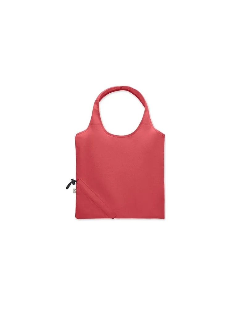 Shopping pliable publicitaire 140 gr/m² CARRIE COLOUR Matières : coton biologique Couleurs : bleu royal goodies personnalisé en 