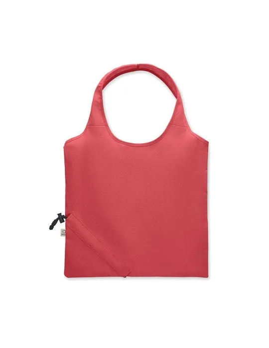 Shopping pliable publicitaire 140 gr/m² CARRIE COLOUR Matières : coton biologique Couleurs : bleu royal goodies personnalisé en 