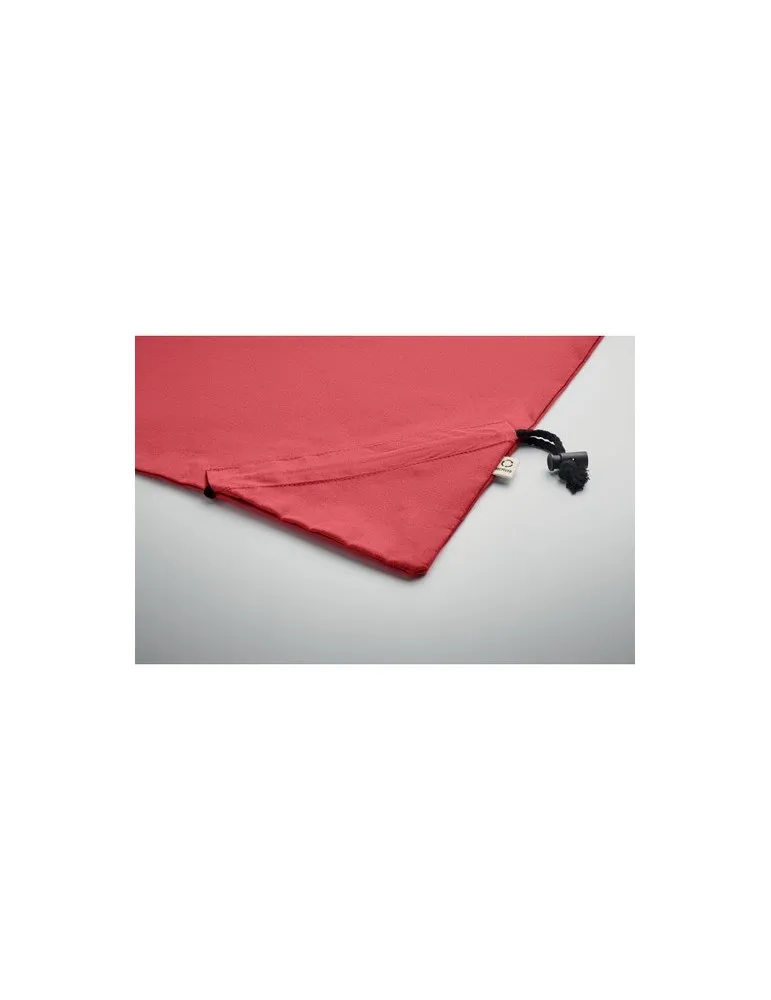 Shopping pliable publicitaire 140 gr/m² CARRIE COLOUR Matières : coton biologique Couleurs : bleu royal goodies publicitaire évé