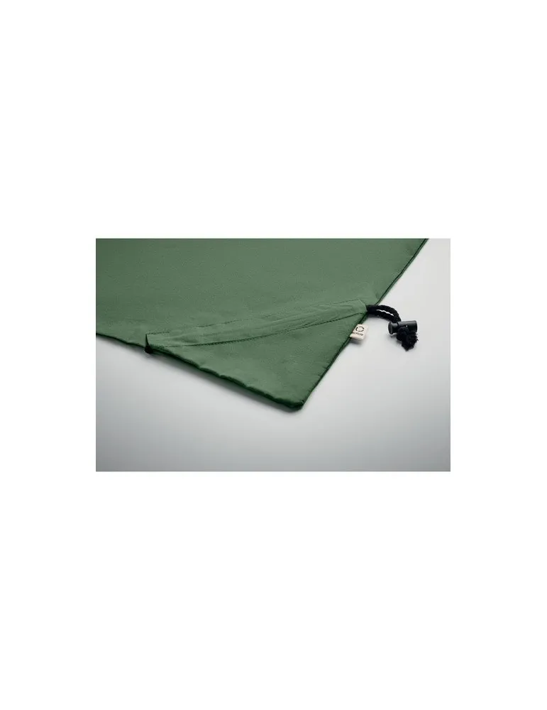 Shopping pliable publicitaire 140 gr/m² CARRIE COLOUR Matières : coton biologique Couleurs : bleu cadeau entreprise pas cher