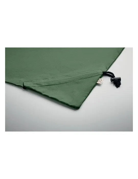 Shopping pliable publicitaire 140 gr/m² CARRIE COLOUR Matières : coton biologique Couleurs : bleu cadeau entreprise pas cher