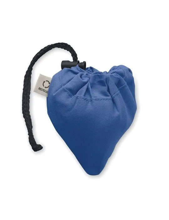 Shopping pliable publicitaire 140 gr/m² CARRIE COLOUR Matières : coton biologique Couleurs : blanc cadeau entreprise pas cher