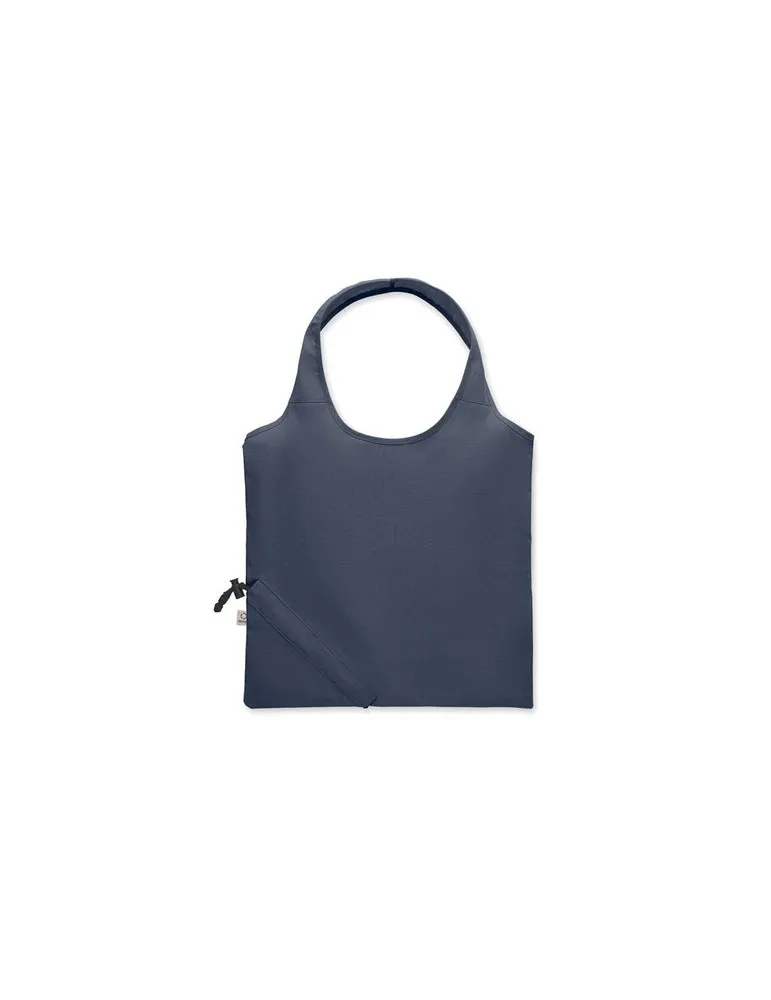 Shopping pliable publicitaire 140 gr/m² CARRIE COLOUR Matières : coton biologique Couleurs : beige accessoire événementiel uniqu