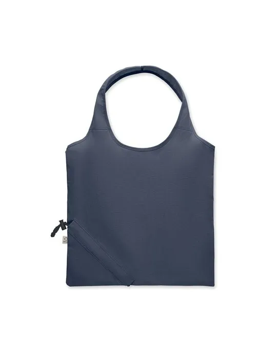 Shopping pliable publicitaire 140 gr/m² CARRIE COLOUR Matières : coton biologique Couleurs : beige accessoire événementiel uniqu