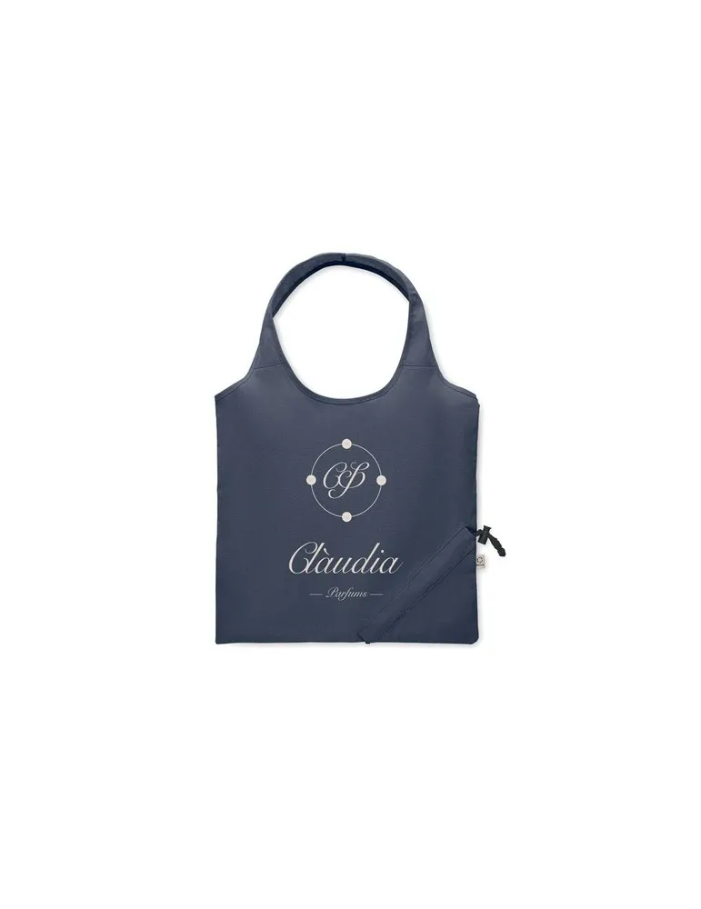 Shopping pliable publicitaire 140 gr/m² CARRIE COLOUR Matières : coton biologique Couleurs : beige goodies publicitaire durable