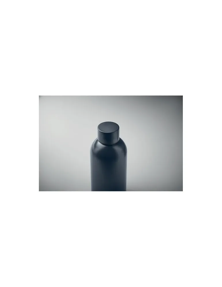 Bouteille simple paroi publicitaire 500 ml ATHENA MID Matières : PET recyclé Couleurs : pierre marquage couleur éclatante