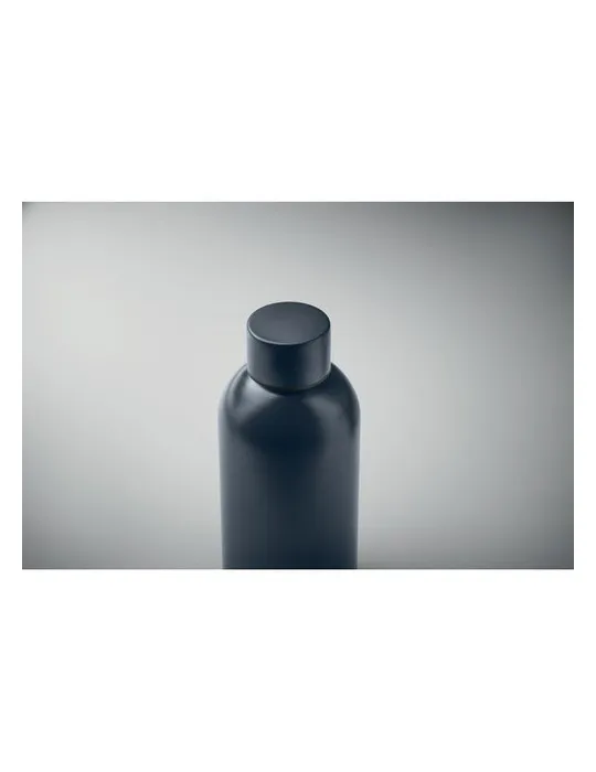 Bouteille simple paroi publicitaire 500 ml ATHENA MID Matières : PET recyclé Couleurs : pierre marquage couleur éclatante